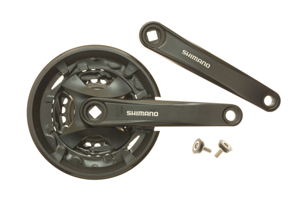 Shimano Kettenradgarnitur 4-kant 40x30x22 3x9 175mm FC-MT101 schwarz